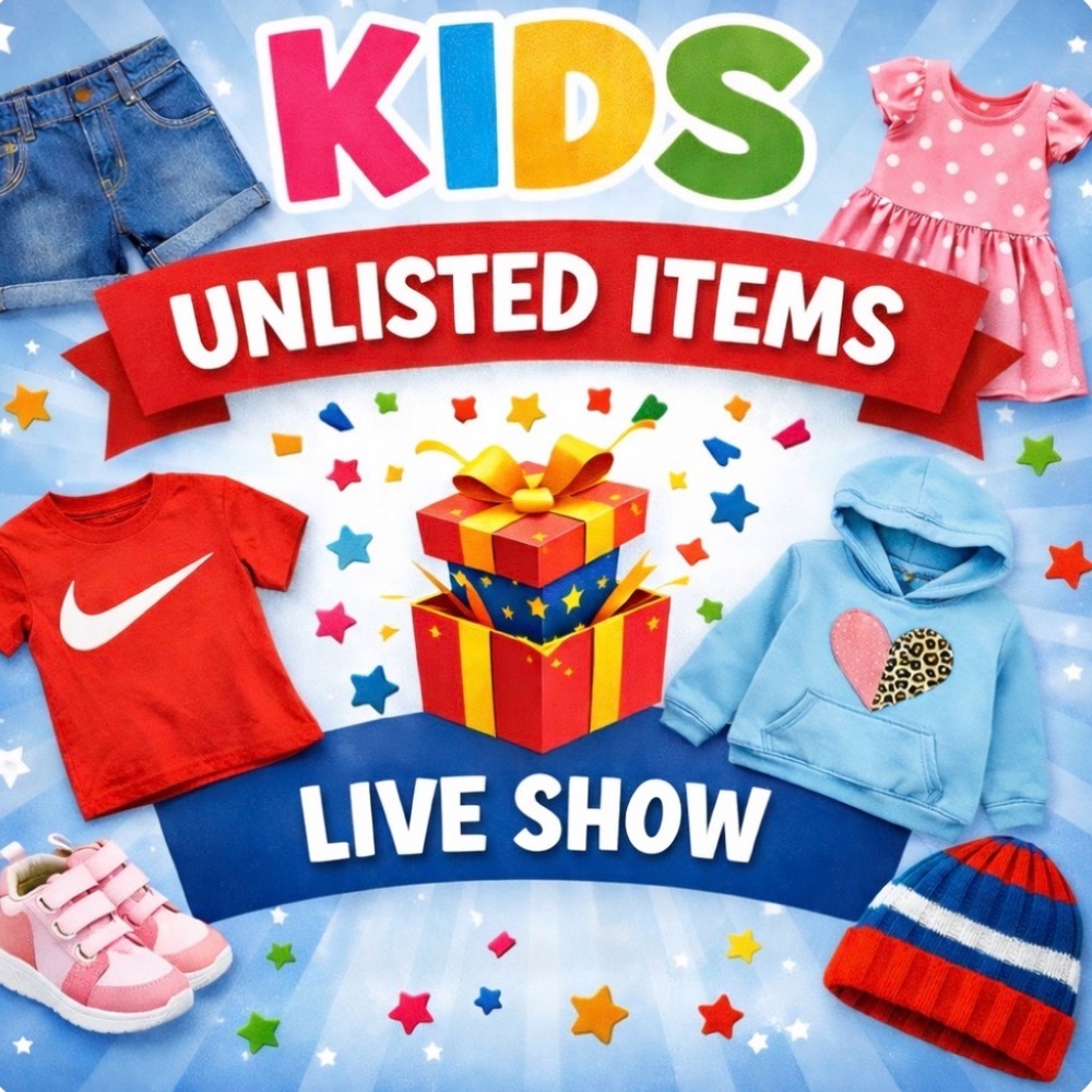 1-60 Unlisted Kid’s Clothing Pallet Pulls. $7 Starts